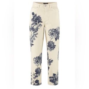 Pinko Maddie cropped floral Trousers